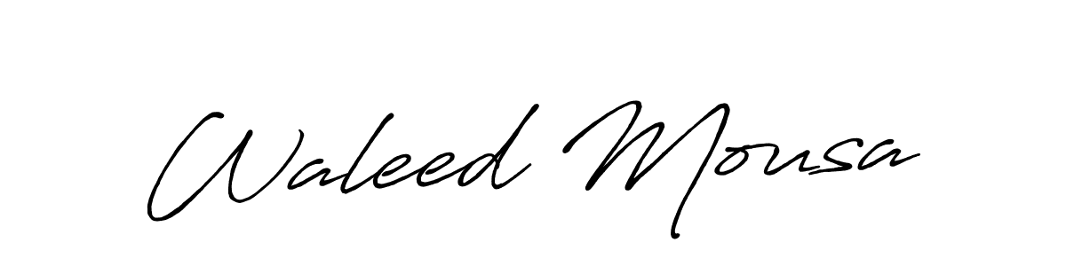 You should practise on your own different ways (Antro_Vectra_Bolder) to write your name (Waleed Mousa) in signature. don't let someone else do it for you. Waleed Mousa signature style 7 images and pictures png