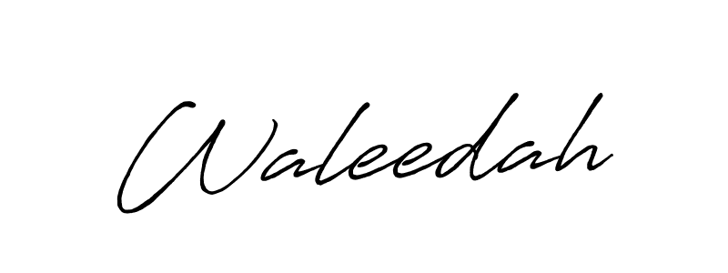 Make a beautiful signature design for name Waleedah. Use this online signature maker to create a handwritten signature for free. Waleedah signature style 7 images and pictures png