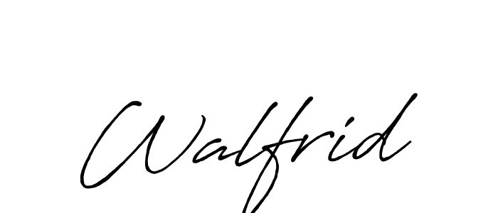 Antro_Vectra_Bolder is a professional signature style that is perfect for those who want to add a touch of class to their signature. It is also a great choice for those who want to make their signature more unique. Get Walfrid name to fancy signature for free. Walfrid signature style 7 images and pictures png