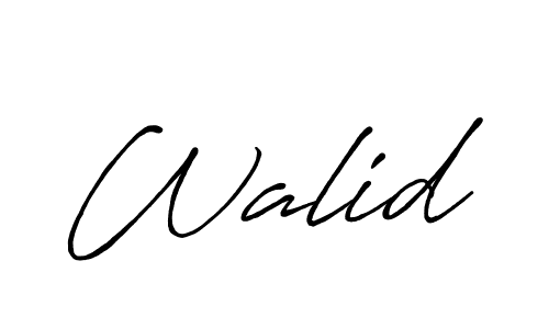 The best way (Antro_Vectra_Bolder) to make a short signature is to pick only two or three words in your name. The name Walid include a total of six letters. For converting this name. Walid signature style 7 images and pictures png