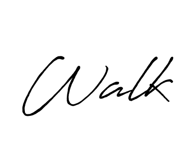How to make Walk name signature. Use Antro_Vectra_Bolder style for creating short signs online. This is the latest handwritten sign. Walk signature style 7 images and pictures png