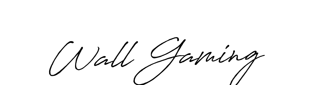 Also You can easily find your signature by using the search form. We will create Wall Gaming name handwritten signature images for you free of cost using Antro_Vectra_Bolder sign style. Wall Gaming signature style 7 images and pictures png