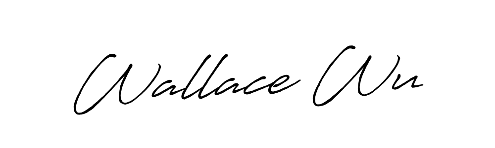 Once you've used our free online signature maker to create your best signature Antro_Vectra_Bolder style, it's time to enjoy all of the benefits that Wallace Wu name signing documents. Wallace Wu signature style 7 images and pictures png