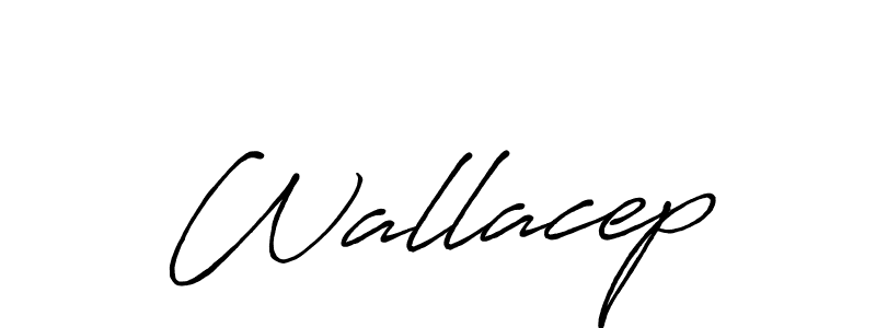 Design your own signature with our free online signature maker. With this signature software, you can create a handwritten (Antro_Vectra_Bolder) signature for name Wallacep. Wallacep signature style 7 images and pictures png