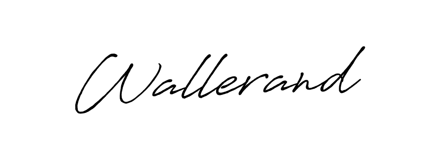 Wallerand stylish signature style. Best Handwritten Sign (Antro_Vectra_Bolder) for my name. Handwritten Signature Collection Ideas for my name Wallerand. Wallerand signature style 7 images and pictures png