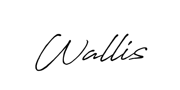 Make a beautiful signature design for name Wallis. Use this online signature maker to create a handwritten signature for free. Wallis signature style 7 images and pictures png