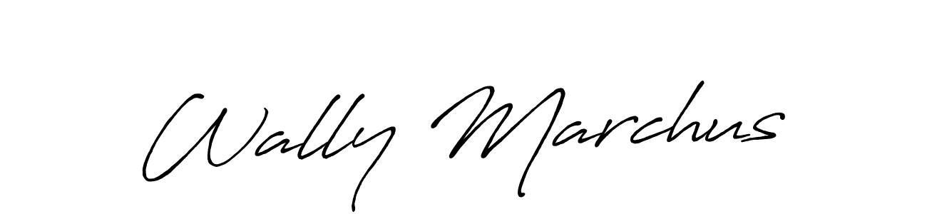 You can use this online signature creator to create a handwritten signature for the name Wally Marchus. This is the best online autograph maker. Wally Marchus signature style 7 images and pictures png