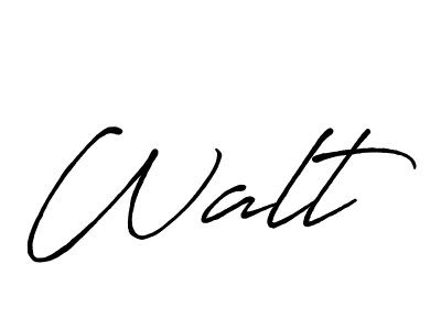 if you are searching for the best signature style for your name Walt. so please give up your signature search. here we have designed multiple signature styles  using Antro_Vectra_Bolder. Walt signature style 7 images and pictures png