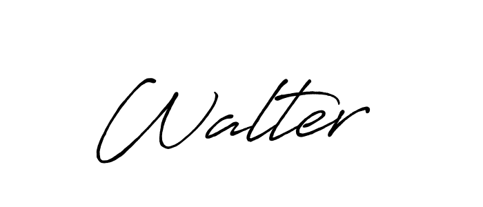 Once you've used our free online signature maker to create your best signature Antro_Vectra_Bolder style, it's time to enjoy all of the benefits that Walter  name signing documents. Walter  signature style 7 images and pictures png