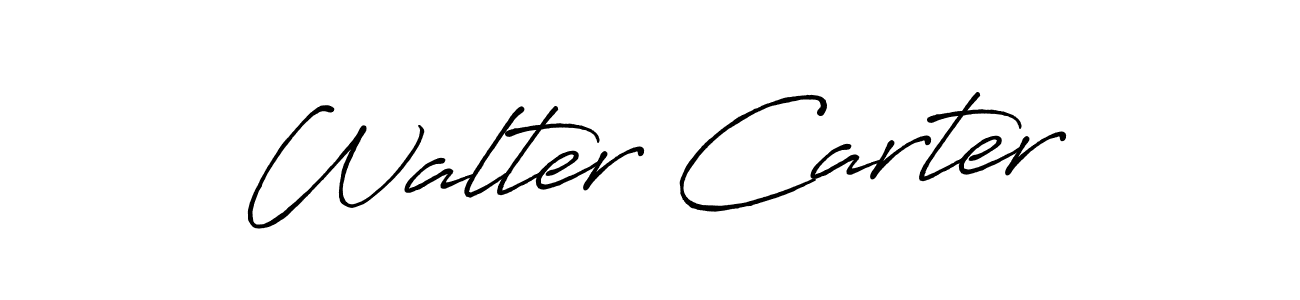Antro_Vectra_Bolder is a professional signature style that is perfect for those who want to add a touch of class to their signature. It is also a great choice for those who want to make their signature more unique. Get Walter Carter name to fancy signature for free. Walter Carter signature style 7 images and pictures png