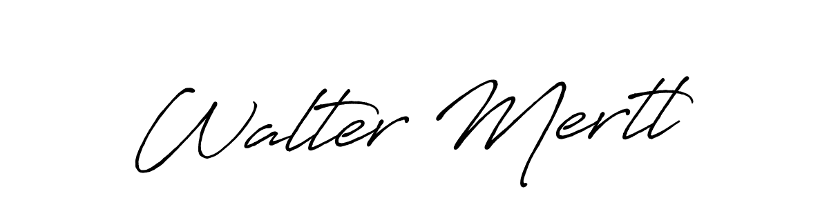 Antro_Vectra_Bolder is a professional signature style that is perfect for those who want to add a touch of class to their signature. It is also a great choice for those who want to make their signature more unique. Get Walter Mertl name to fancy signature for free. Walter Mertl signature style 7 images and pictures png