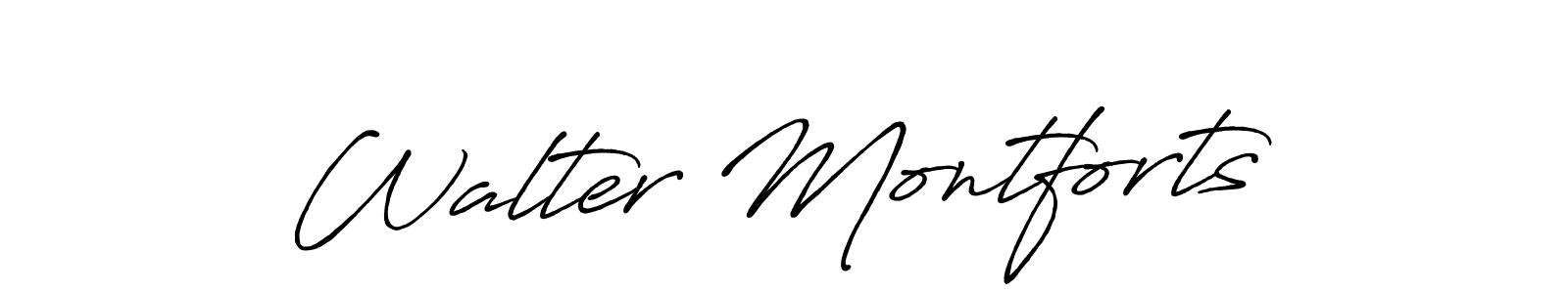 Also we have Walter Montforts name is the best signature style. Create professional handwritten signature collection using Antro_Vectra_Bolder autograph style. Walter Montforts signature style 7 images and pictures png