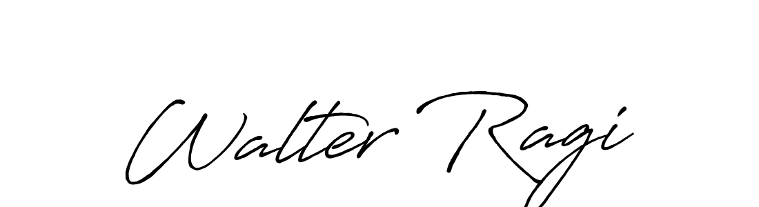 Design your own signature with our free online signature maker. With this signature software, you can create a handwritten (Antro_Vectra_Bolder) signature for name Walter Ragi. Walter Ragi signature style 7 images and pictures png