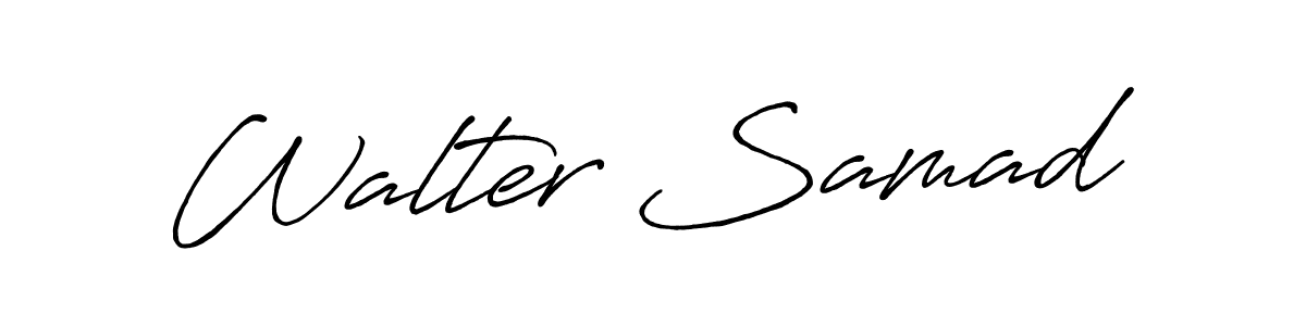 See photos of Walter Samad official signature by Spectra . Check more albums & portfolios. Read reviews & check more about Antro_Vectra_Bolder font. Walter Samad signature style 7 images and pictures png
