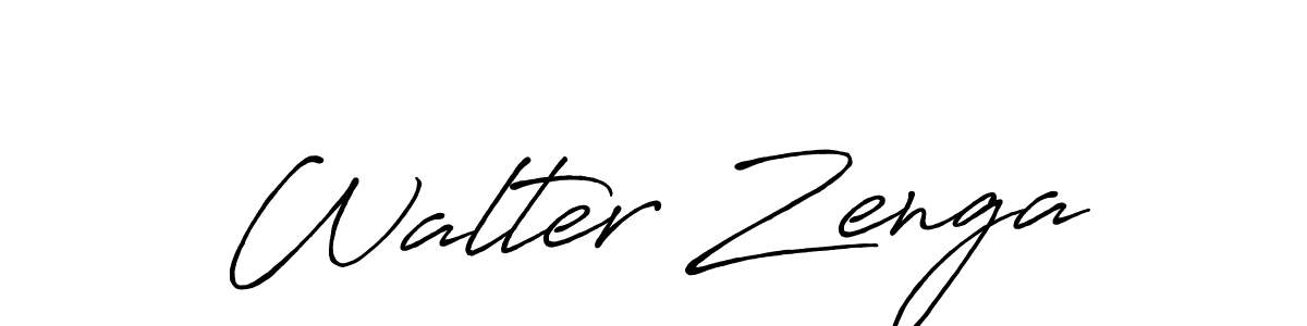 Design your own signature with our free online signature maker. With this signature software, you can create a handwritten (Antro_Vectra_Bolder) signature for name Walter Zenga. Walter Zenga signature style 7 images and pictures png
