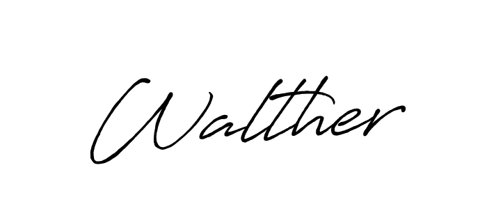 How to make Walther signature? Antro_Vectra_Bolder is a professional autograph style. Create handwritten signature for Walther name. Walther signature style 7 images and pictures png