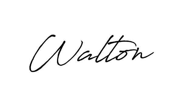 Also You can easily find your signature by using the search form. We will create Walton name handwritten signature images for you free of cost using Antro_Vectra_Bolder sign style. Walton signature style 7 images and pictures png