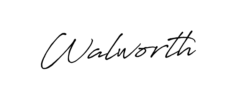 Use a signature maker to create a handwritten signature online. With this signature software, you can design (Antro_Vectra_Bolder) your own signature for name Walworth. Walworth signature style 7 images and pictures png