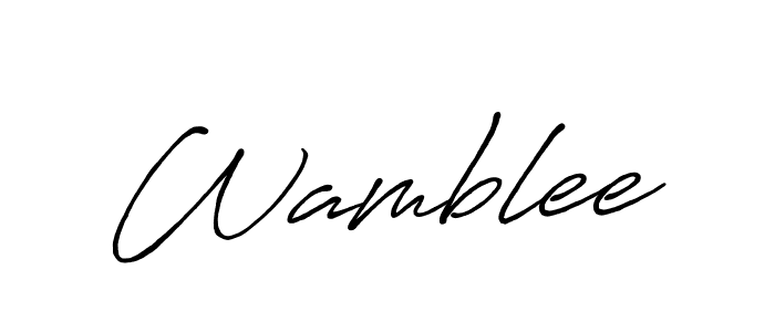 The best way (Antro_Vectra_Bolder) to make a short signature is to pick only two or three words in your name. The name Wamblee include a total of six letters. For converting this name. Wamblee signature style 7 images and pictures png