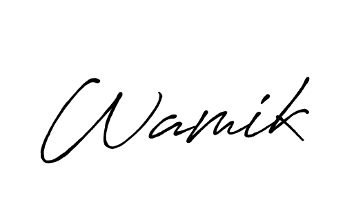 Make a short Wamik signature style. Manage your documents anywhere anytime using Antro_Vectra_Bolder. Create and add eSignatures, submit forms, share and send files easily. Wamik signature style 7 images and pictures png