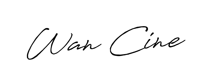 if you are searching for the best signature style for your name Wan Cine. so please give up your signature search. here we have designed multiple signature styles  using Antro_Vectra_Bolder. Wan Cine signature style 7 images and pictures png