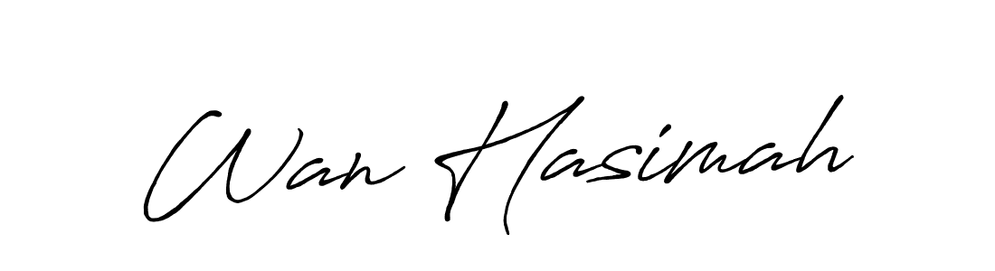 Here are the top 10 professional signature styles for the name Wan Hasimah. These are the best autograph styles you can use for your name. Wan Hasimah signature style 7 images and pictures png