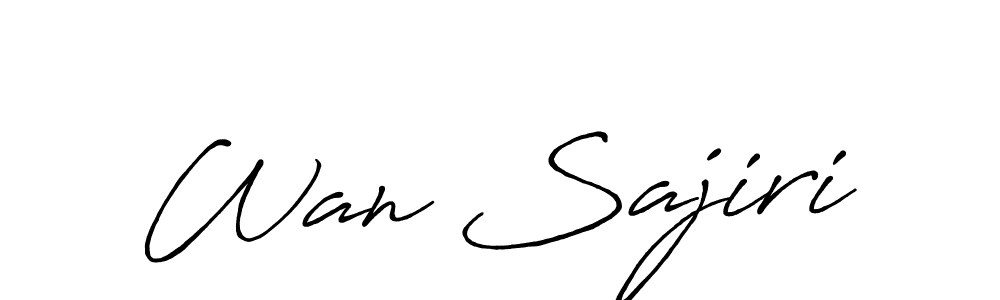 Make a short Wan Sajiri signature style. Manage your documents anywhere anytime using Antro_Vectra_Bolder. Create and add eSignatures, submit forms, share and send files easily. Wan Sajiri signature style 7 images and pictures png