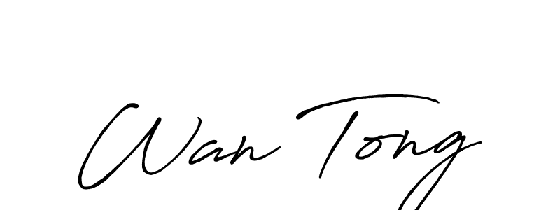 This is the best signature style for the Wan Tong name. Also you like these signature font (Antro_Vectra_Bolder). Mix name signature. Wan Tong signature style 7 images and pictures png