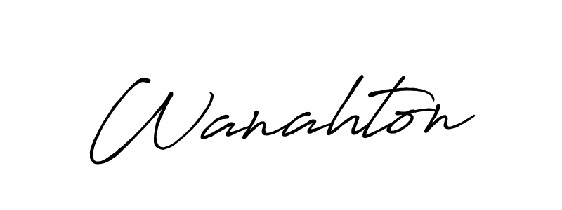See photos of Wanahton official signature by Spectra . Check more albums & portfolios. Read reviews & check more about Antro_Vectra_Bolder font. Wanahton signature style 7 images and pictures png