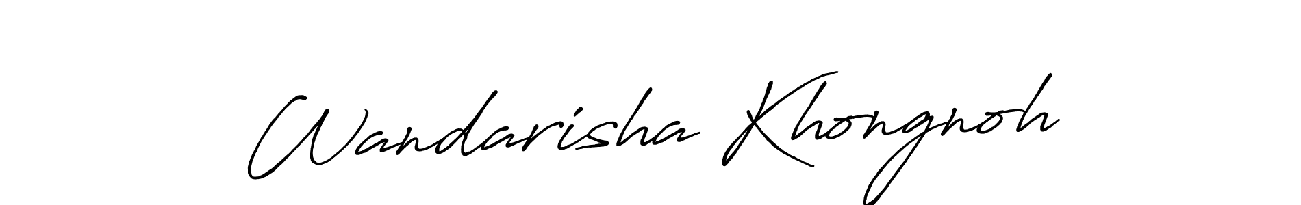 Similarly Antro_Vectra_Bolder is the best handwritten signature design. Signature creator online .You can use it as an online autograph creator for name Wandarisha Khongnoh. Wandarisha Khongnoh signature style 7 images and pictures png