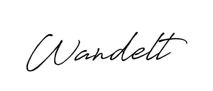 Also we have Wandelt name is the best signature style. Create professional handwritten signature collection using Antro_Vectra_Bolder autograph style. Wandelt signature style 7 images and pictures png