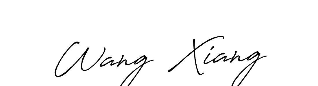 Wang  Xiang stylish signature style. Best Handwritten Sign (Antro_Vectra_Bolder) for my name. Handwritten Signature Collection Ideas for my name Wang  Xiang. Wang  Xiang signature style 7 images and pictures png