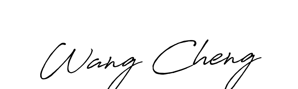 Best and Professional Signature Style for Wang Cheng. Antro_Vectra_Bolder Best Signature Style Collection. Wang Cheng signature style 7 images and pictures png