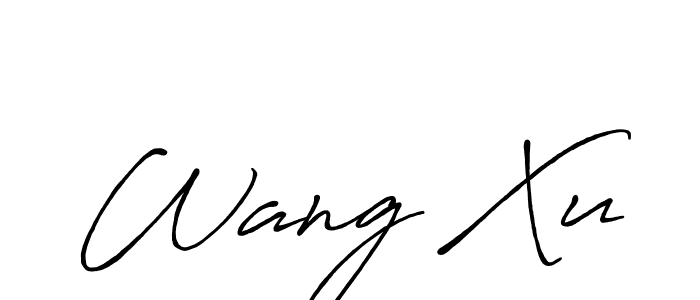 Similarly Antro_Vectra_Bolder is the best handwritten signature design. Signature creator online .You can use it as an online autograph creator for name Wang Xu. Wang Xu signature style 7 images and pictures png