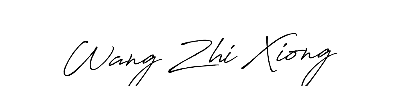 How to Draw Wang Zhi Xiong signature style? Antro_Vectra_Bolder is a latest design signature styles for name Wang Zhi Xiong. Wang Zhi Xiong signature style 7 images and pictures png