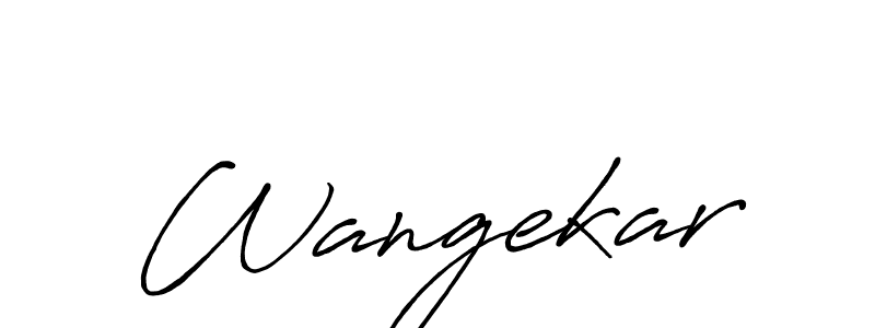 Once you've used our free online signature maker to create your best signature Antro_Vectra_Bolder style, it's time to enjoy all of the benefits that Wangekar name signing documents. Wangekar signature style 7 images and pictures png