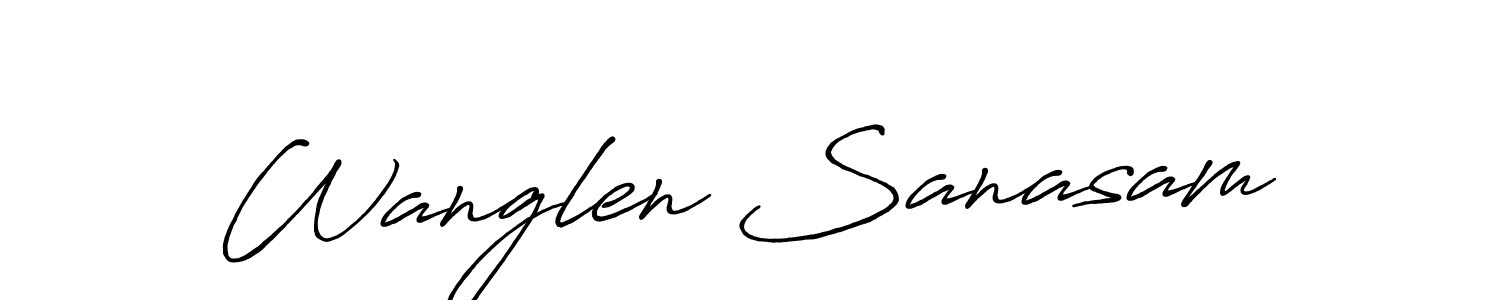 You can use this online signature creator to create a handwritten signature for the name Wanglen Sanasam. This is the best online autograph maker. Wanglen Sanasam signature style 7 images and pictures png