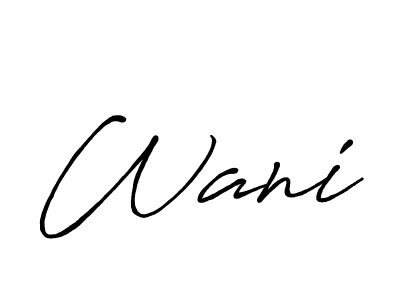 This is the best signature style for the Wani name. Also you like these signature font (Antro_Vectra_Bolder). Mix name signature. Wani signature style 7 images and pictures png