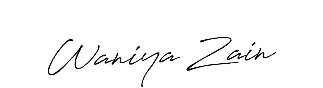 Check out images of Autograph of Waniya Zain name. Actor Waniya Zain Signature Style. Antro_Vectra_Bolder is a professional sign style online. Waniya Zain signature style 7 images and pictures png