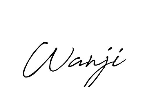 How to Draw Wanji signature style? Antro_Vectra_Bolder is a latest design signature styles for name Wanji. Wanji signature style 7 images and pictures png