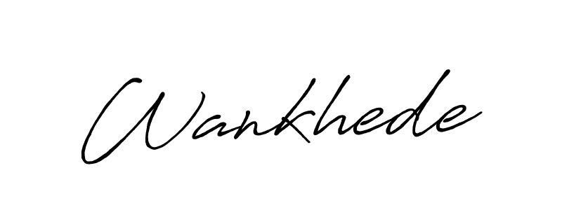 if you are searching for the best signature style for your name Wankhede. so please give up your signature search. here we have designed multiple signature styles  using Antro_Vectra_Bolder. Wankhede signature style 7 images and pictures png