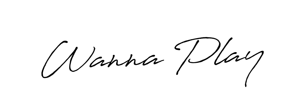 You can use this online signature creator to create a handwritten signature for the name Wanna Play. This is the best online autograph maker. Wanna Play signature style 7 images and pictures png