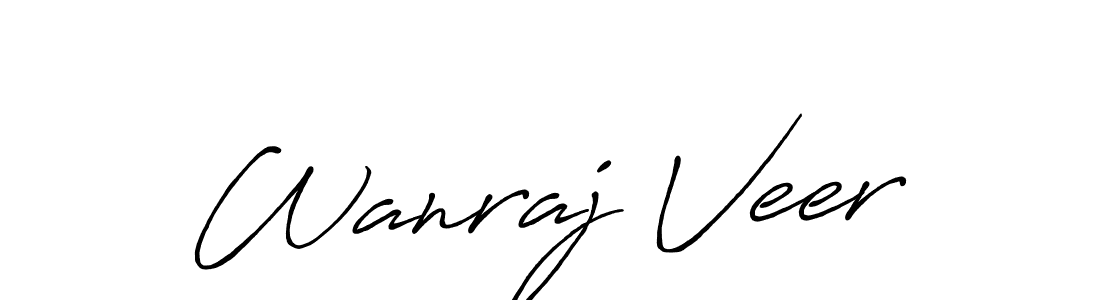 Also we have Wanraj Veer name is the best signature style. Create professional handwritten signature collection using Antro_Vectra_Bolder autograph style. Wanraj Veer signature style 7 images and pictures png