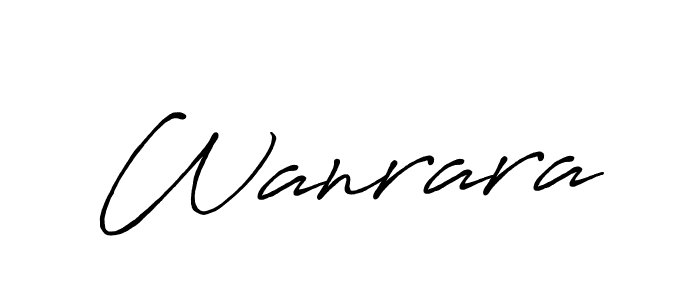 The best way (Antro_Vectra_Bolder) to make a short signature is to pick only two or three words in your name. The name Wanrara include a total of six letters. For converting this name. Wanrara signature style 7 images and pictures png