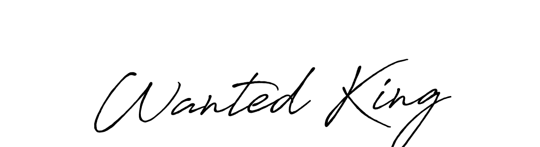 You should practise on your own different ways (Antro_Vectra_Bolder) to write your name (Wanted King) in signature. don't let someone else do it for you. Wanted King signature style 7 images and pictures png