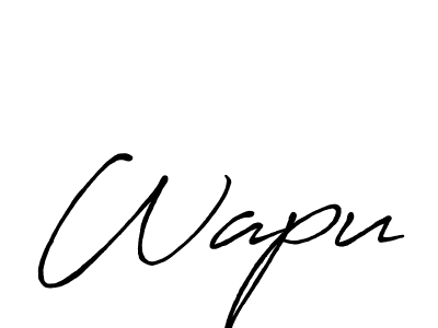 Here are the top 10 professional signature styles for the name Wapu. These are the best autograph styles you can use for your name. Wapu signature style 7 images and pictures png