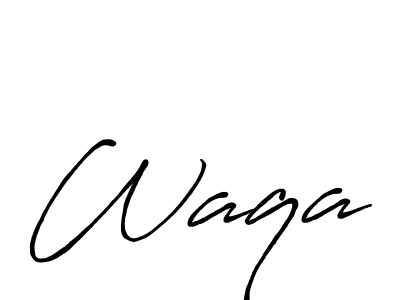 if you are searching for the best signature style for your name Waqa. so please give up your signature search. here we have designed multiple signature styles  using Antro_Vectra_Bolder. Waqa signature style 7 images and pictures png