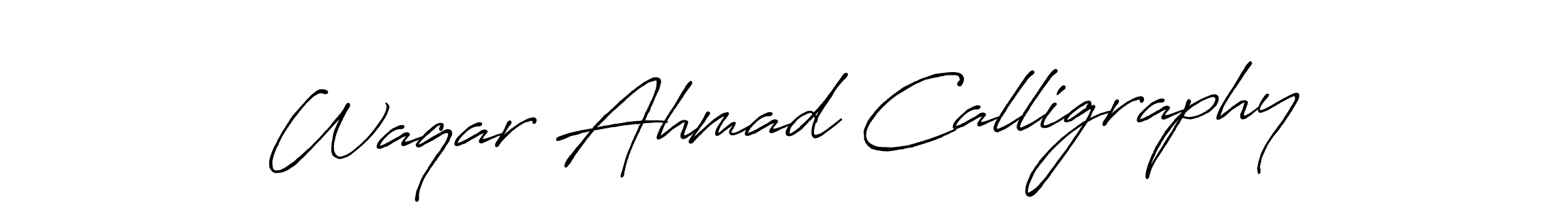 if you are searching for the best signature style for your name Waqar Ahmad Calligraphy. so please give up your signature search. here we have designed multiple signature styles  using Antro_Vectra_Bolder. Waqar Ahmad Calligraphy signature style 7 images and pictures png