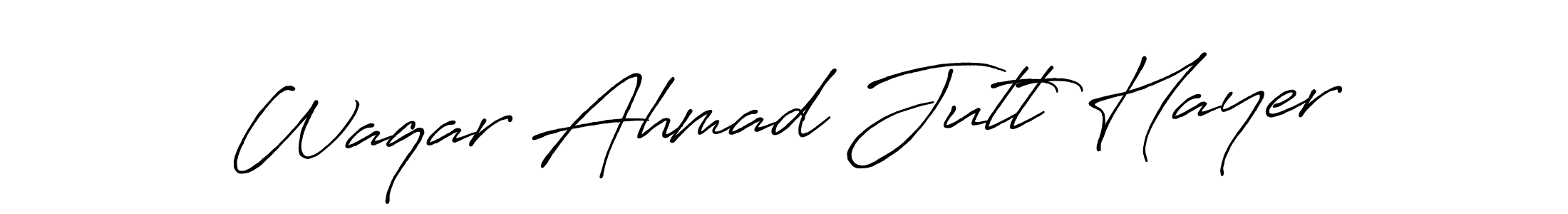 if you are searching for the best signature style for your name Waqar Ahmad Jutt Hayer. so please give up your signature search. here we have designed multiple signature styles  using Antro_Vectra_Bolder. Waqar Ahmad Jutt Hayer signature style 7 images and pictures png