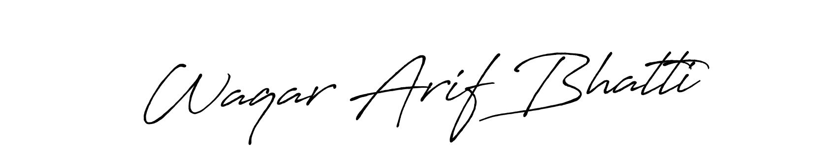 Once you've used our free online signature maker to create your best signature Antro_Vectra_Bolder style, it's time to enjoy all of the benefits that Waqar Arif Bhatti name signing documents. Waqar Arif Bhatti signature style 7 images and pictures png